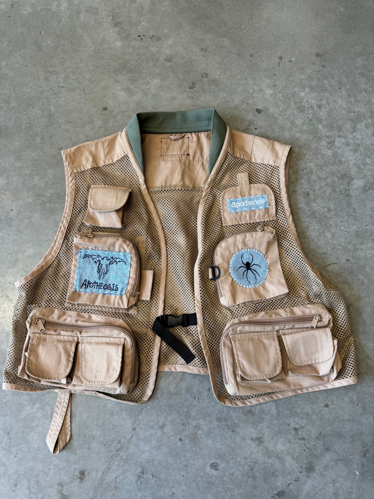 Denim Patch Vest